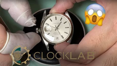 smontaggio albero rolex